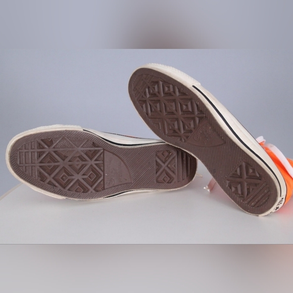 Converse High Top Neon Orange Shoes - Picture 7 of 7